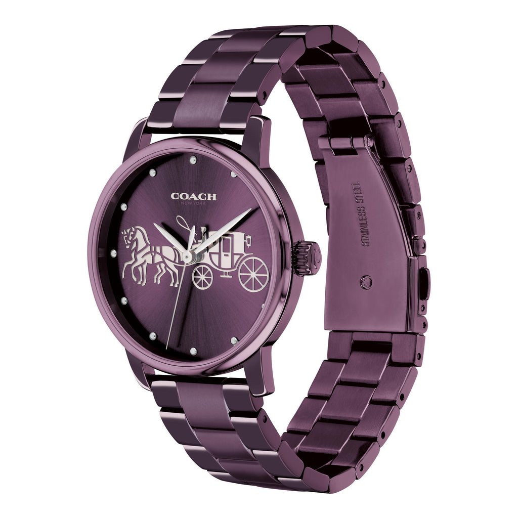 Coach Grand Women's Watch, 36mm (purple)