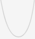 Made in Italy Women's Sterling Silver 22 Inch Wheat Chain Necklace (1.5mm)