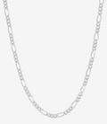 Sterling Silver 22 Inch Figaro Chain Necklace (2.3mm)